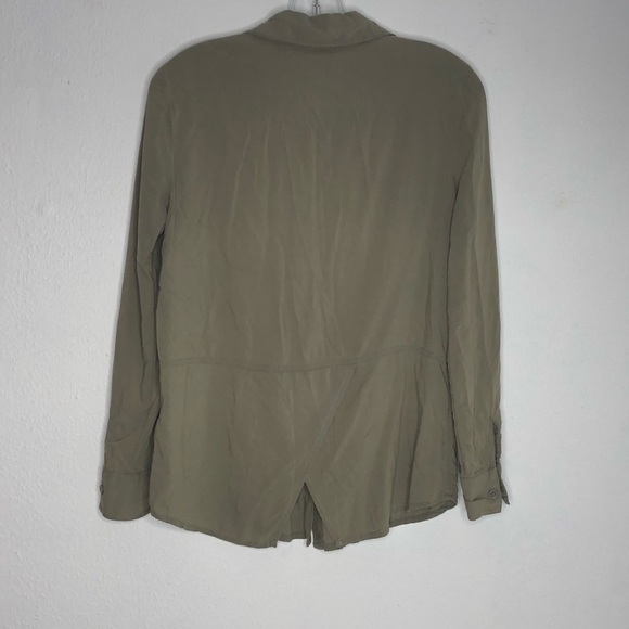 BeachLunchLounge Light Green Button Down Shirt XS - Picture 2 of 8